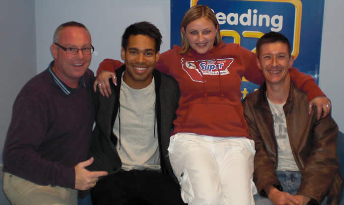 Danyl Johnson, Tony James and Mel Bloor
